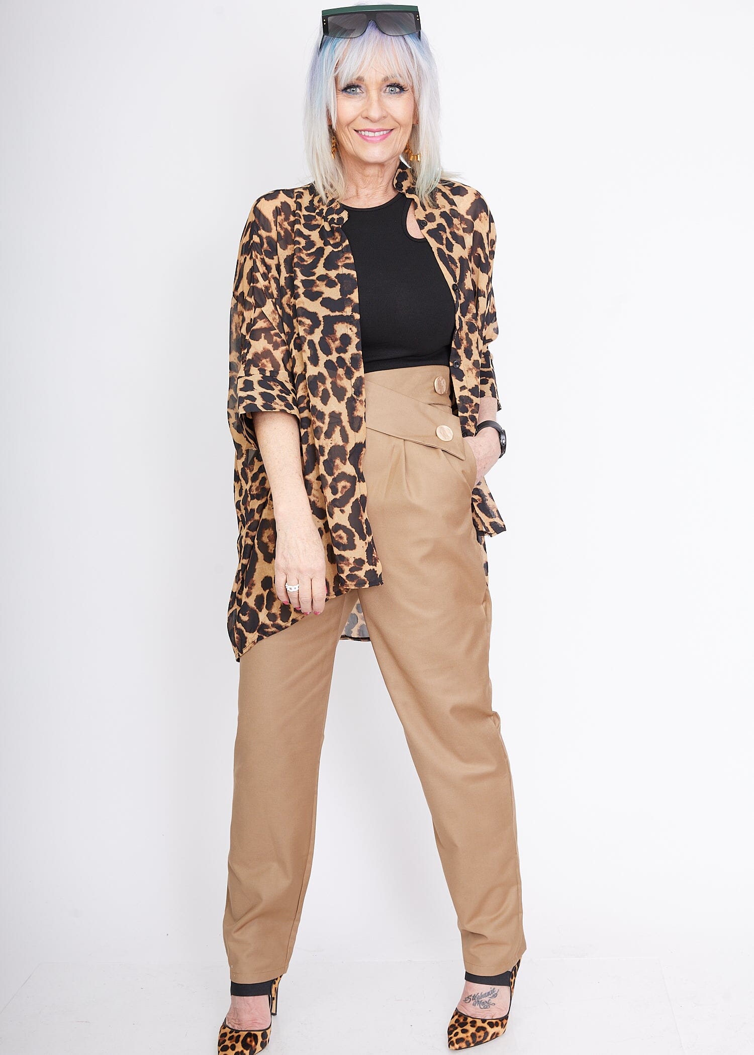 Cross Front Trousers Pants Kate Hewko 