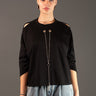 Cut Out Zip Top Tees Kate Hewko One Size Black 