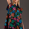 Floral Cap Sleeve Tunic Blouses Kate Hewko Multi One Size 
