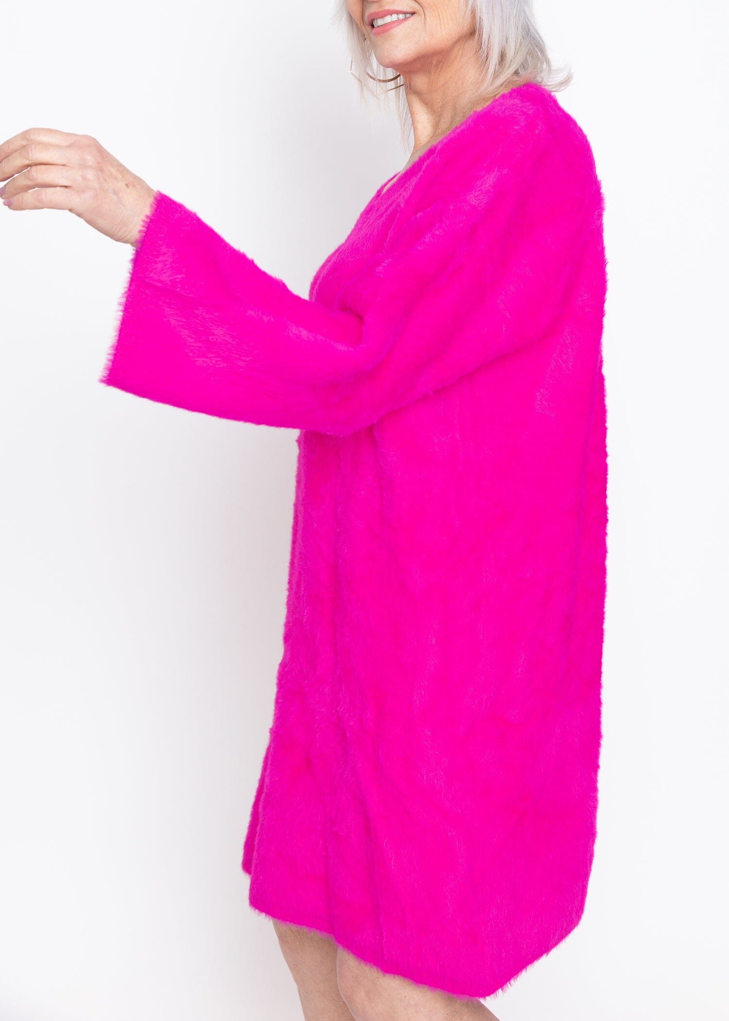 Fuzzy Sweater Dress Dresses Kate Hewko 