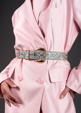 Gold Trim Glitter Belt Belts Kate Hewko 