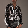 Graphic Sequin Bomber Outerwear Kate Hewko Black One Size 