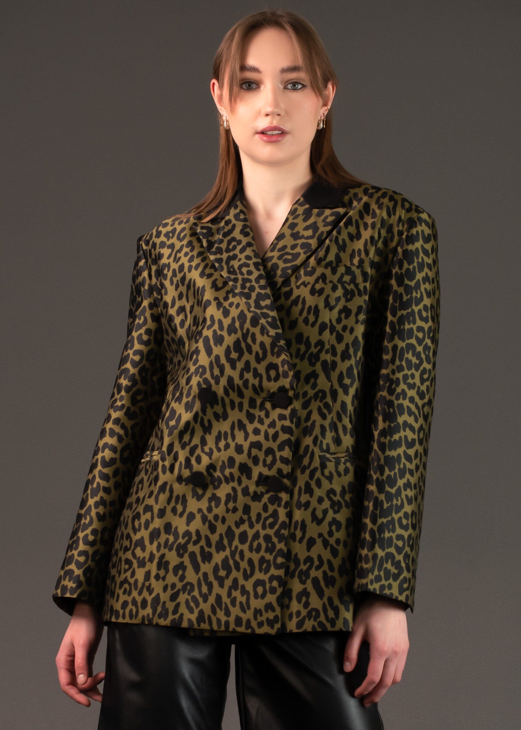Green Leopard Blazer Blazers Kate Hewko 