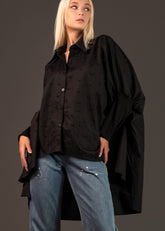 High Low Embellished Dress Shirt Blouses Kate Hewko 