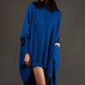 High Low Zigzag Tunic Sweater Sweaters Kate Hewko One Size Blue 