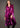 Hot Pink Metallic Trench Outerwear Kate Hewko Hot Pink XS 
