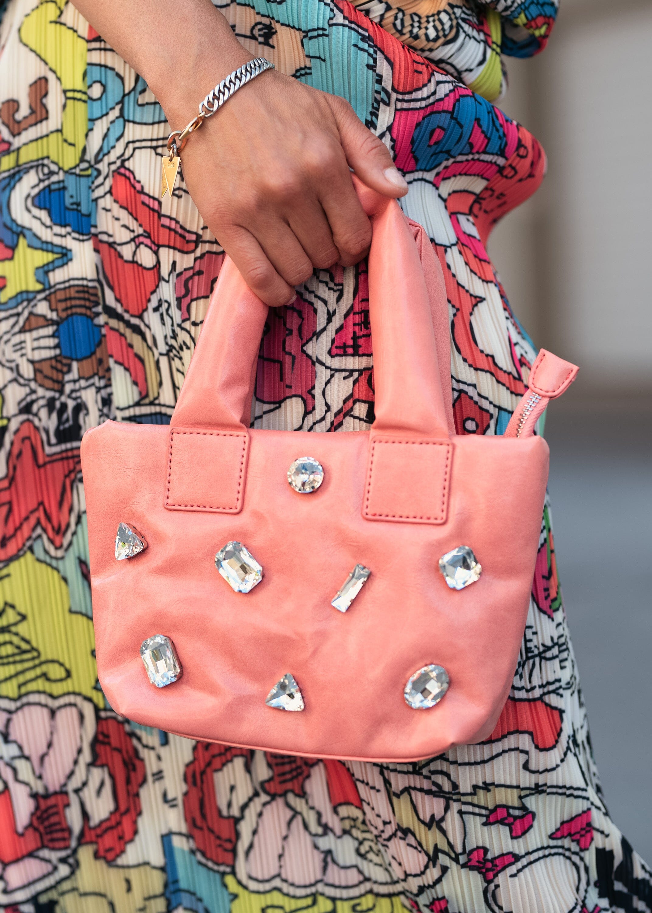 Jeweled Mini Tote Bag Accessories Kate Hewko 