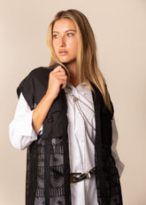 Lace + Fringe Cargo Vest Vests Kate Hewko 