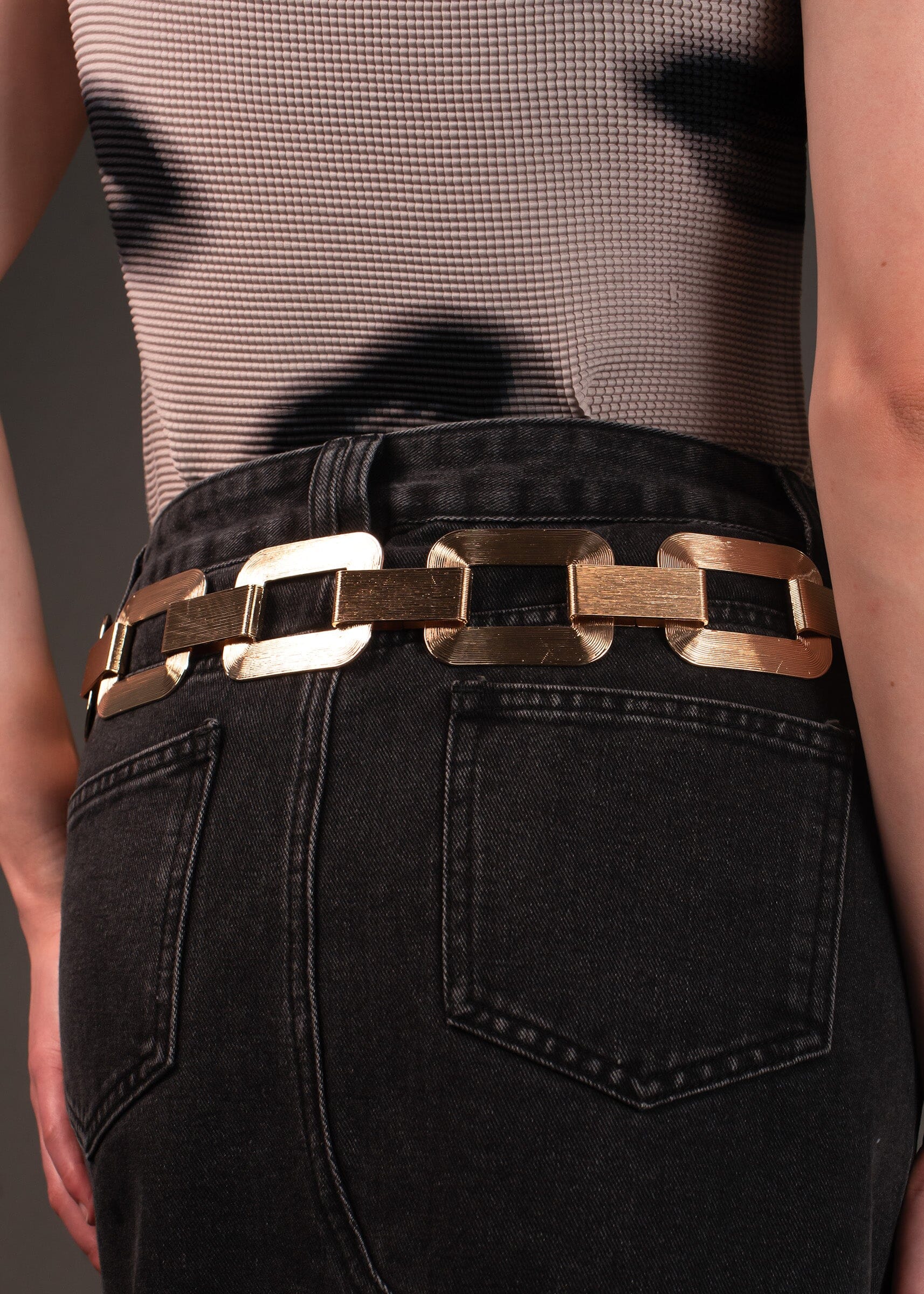 Large Link Chain Belt Kate Hewko - Main Image