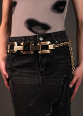 Large Link Chain Belt Belts Kate Hewko 