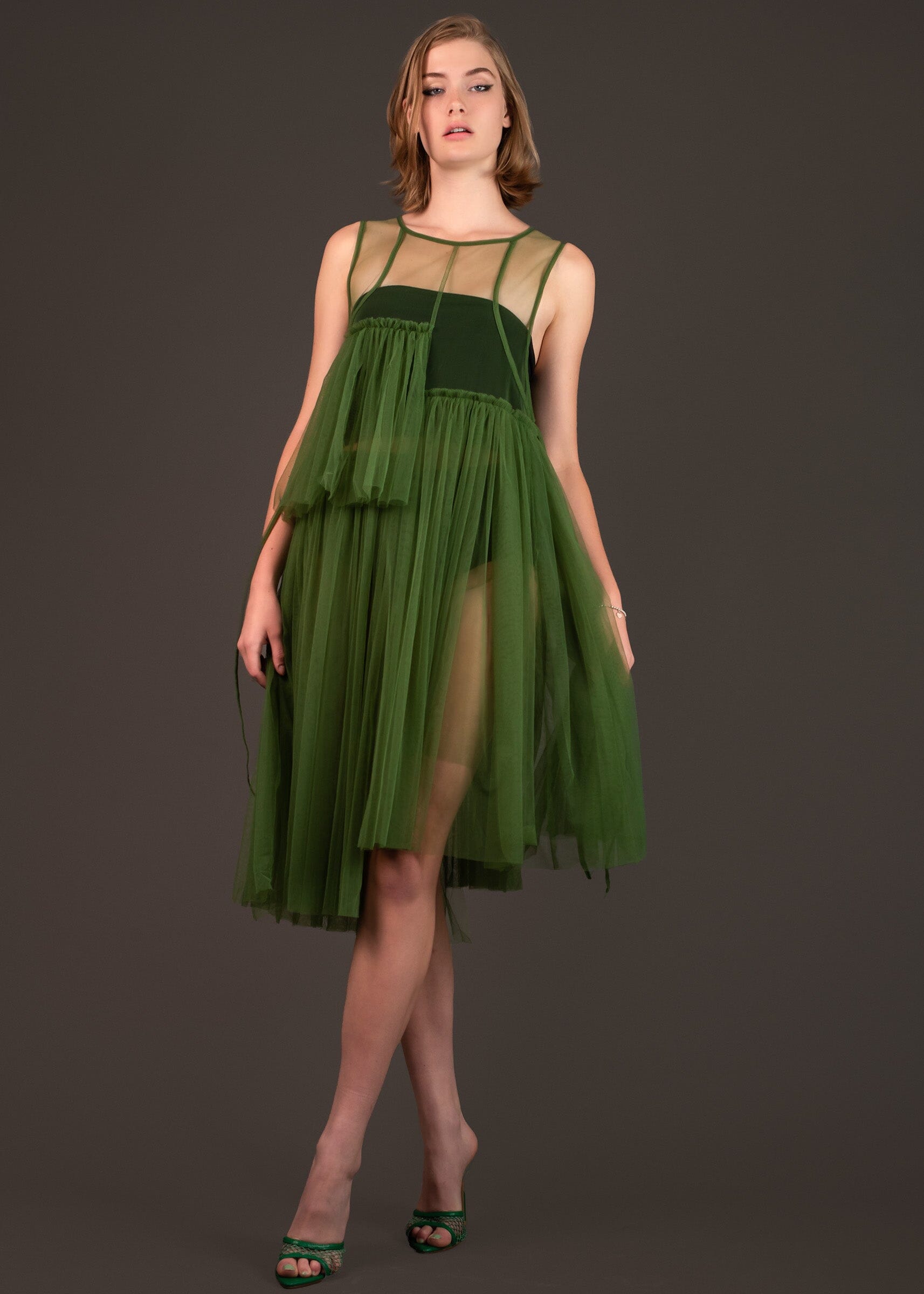 Layered Tulle Tank Overlay Dresses Kate Hewko 