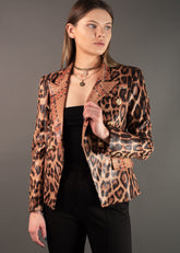 Leopard Snakeskin Blazer Blazers Kate Hewko 