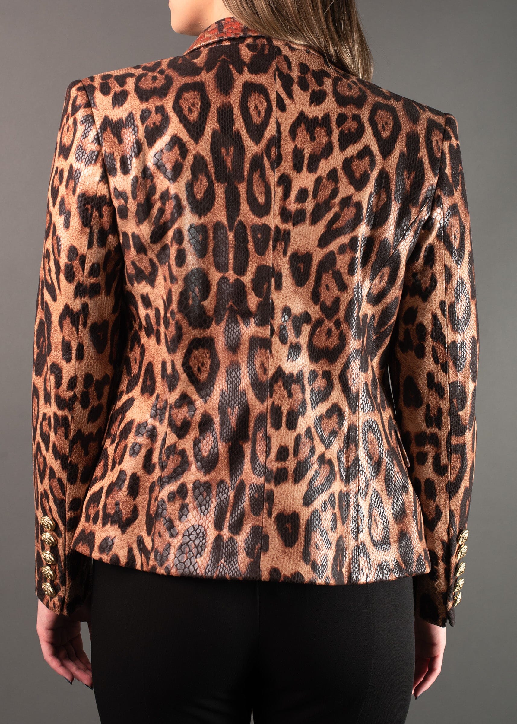 Leopard Snakeskin Blazer Blazers Kate Hewko 