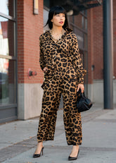 Lightweight Leopard Two Piece Set Two Piece Sets Kate Hewko Brown One Size 