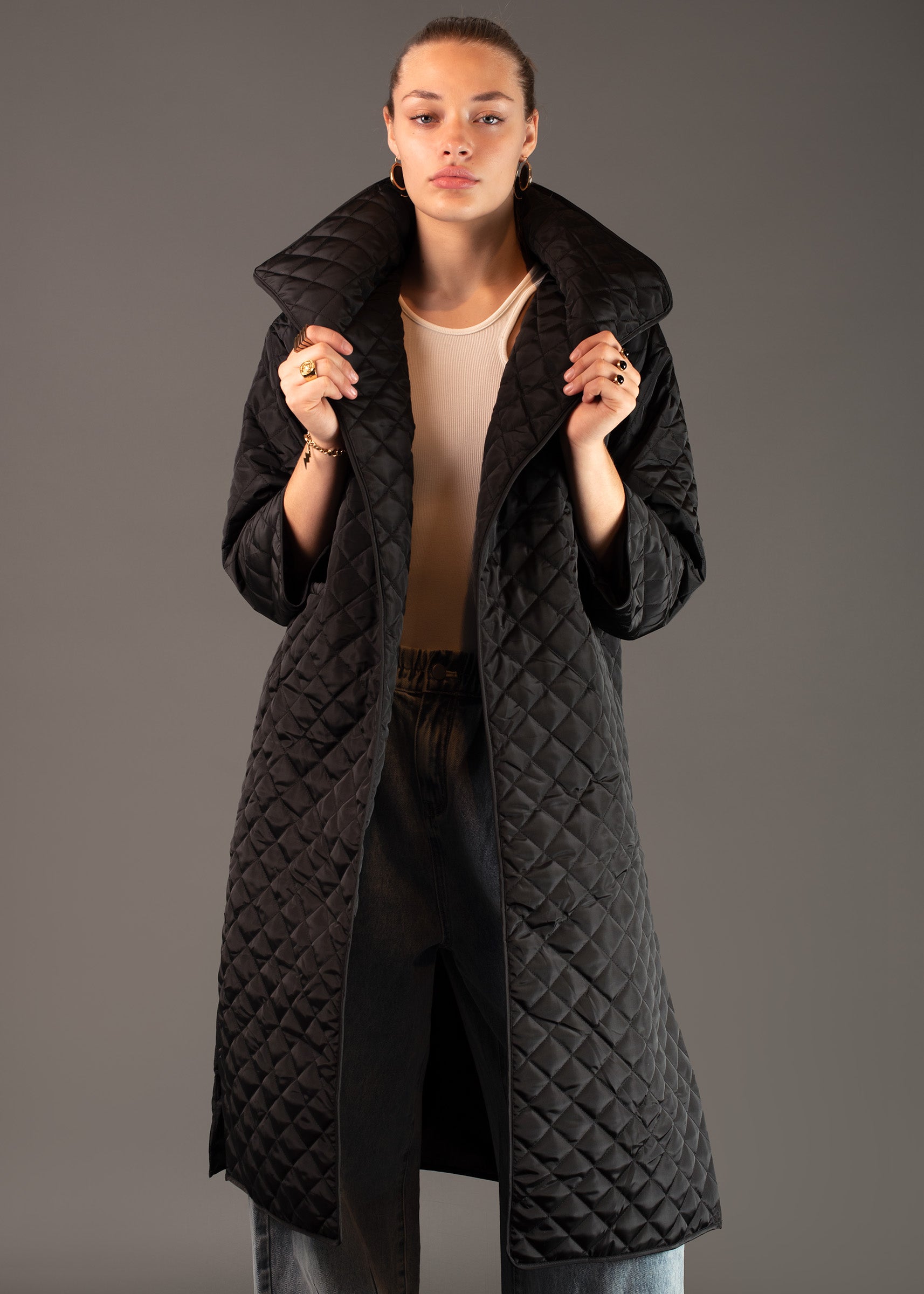 Lightweight Quilted Trench Outerwear Kate Hewko 