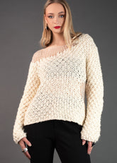 Loose Stitched Knit Sweater Sweaters Kate Hewko 