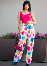 Multicolor Wide Leg Floral Pant Pants Kate Hewko 