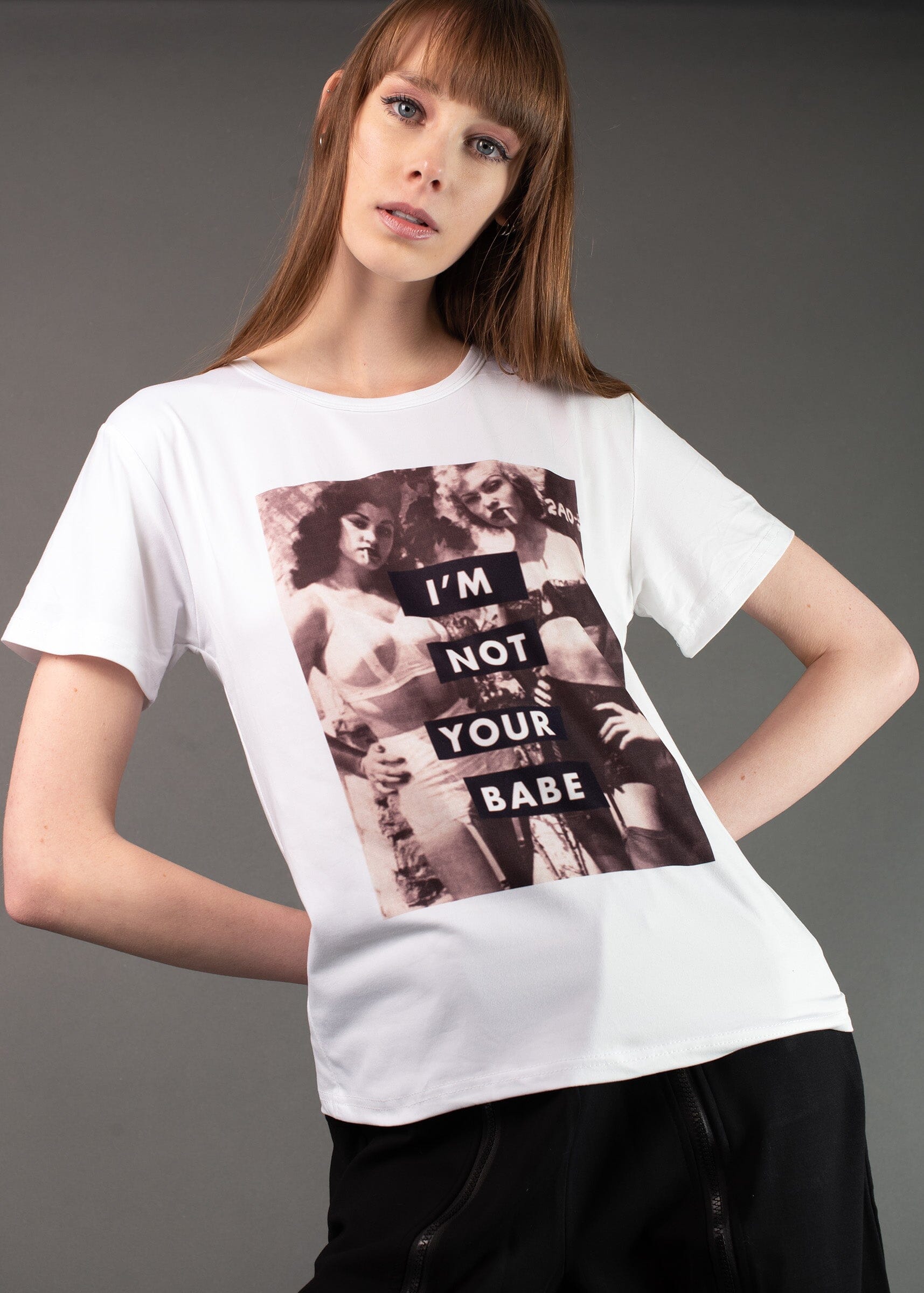 Not Your Babe Graphic Tee Tees Kate Hewko 