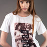 Not Your Babe Graphic Tee Tees Kate Hewko White XS 