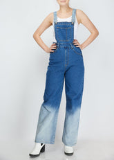 Ombre Denim Overalls Bottoms Kate Hewko XS 