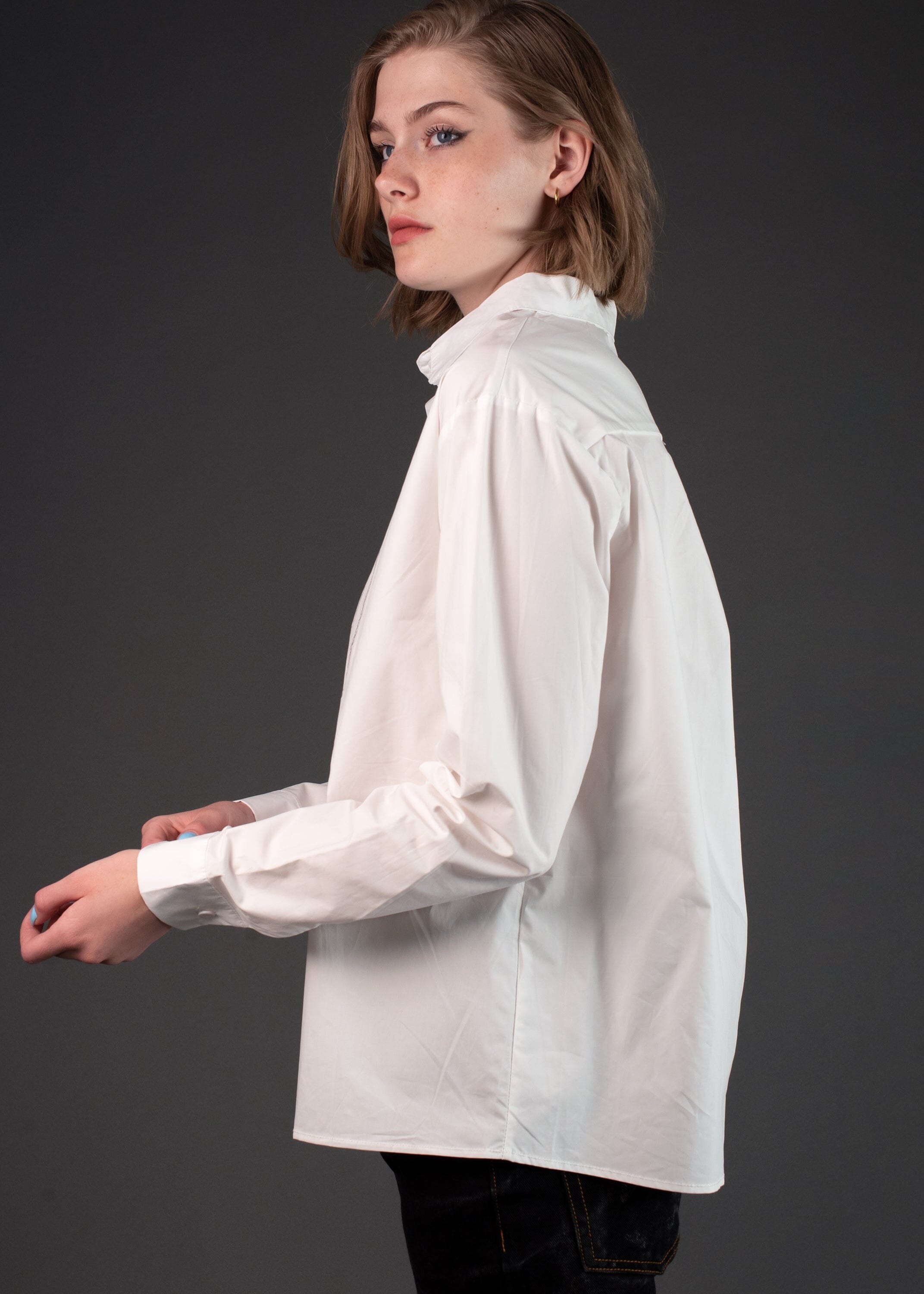 Pearl Printed Dress Shirt Blouses Kate Hewko 