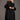 Petal Sleeve Mock Neck Dress Dresses Kate Hewko One Size Black 