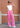 Pink Plaid Wide Leg Trouser Pants Kate Hewko Pink S 