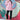 Pink Vegan Leather Blazer Blazers Kate Hewko Pink One Size 