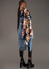 Pop art + Denim Jacket Outerwear Kate Hewko 