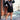 Rhinestone Embellished Sweatshirt Dress Dresses Kate Hewko Black One Size 