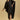 Rhinestone Sleeve Satin Dress Dresses Kate Hewko One Size Black 
