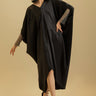 Rhinestone Sleeve Satin Dress Dresses Kate Hewko One Size Black 