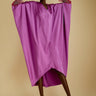 Rhinestone Sleeve Satin Dress Dresses Kate Hewko One Size Purple 