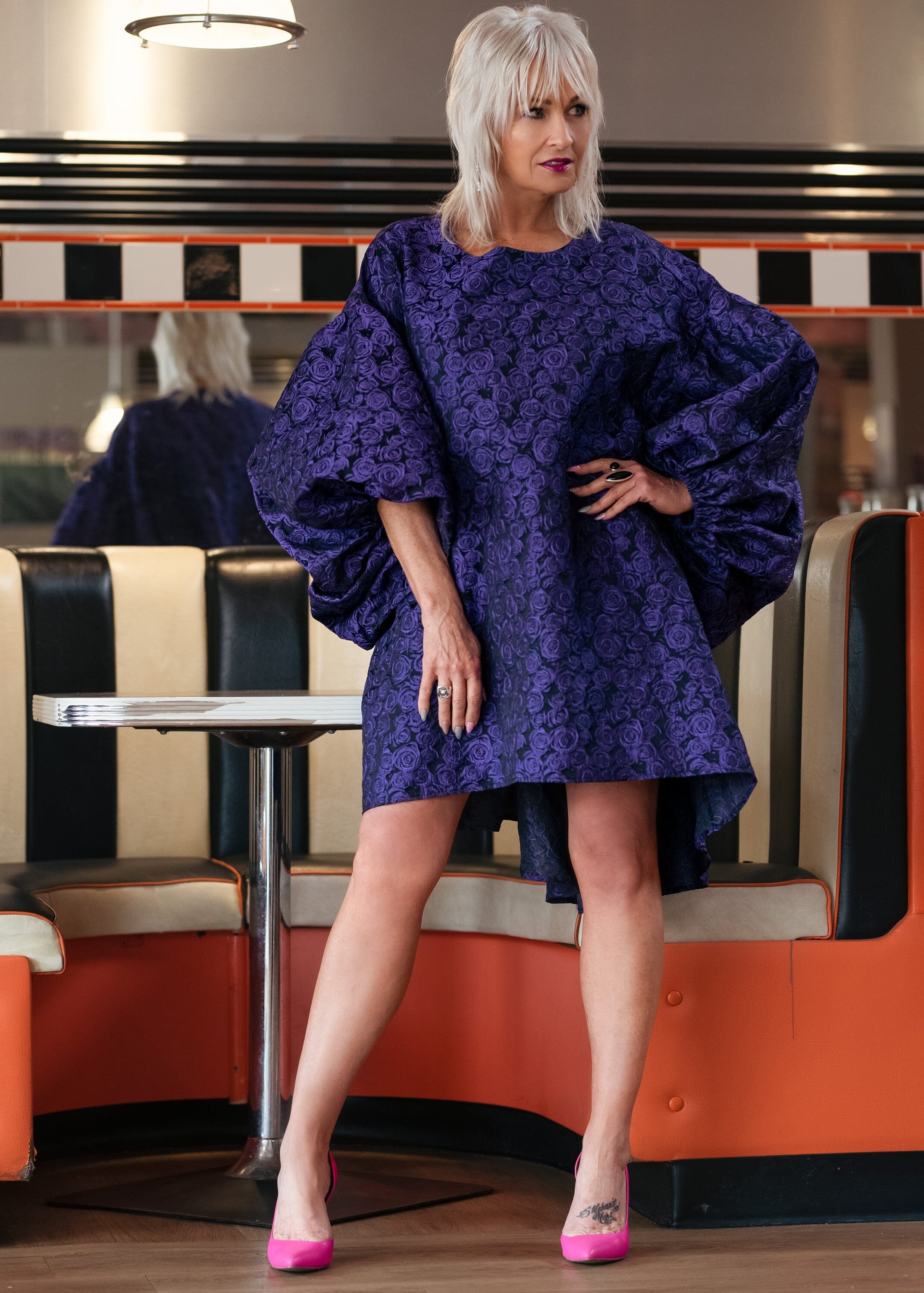 purple balloon sleeve dress Lace & Beads - Tulle Maxi Dress - Women - Polyester - 0 US