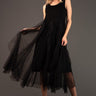 Ruffle Tulle Slip Dress Dresses Kate Hewko One Size Black 