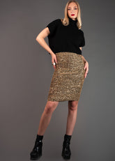 Sequin Embellished Pencil Skirt Skirts Kate Hewko 