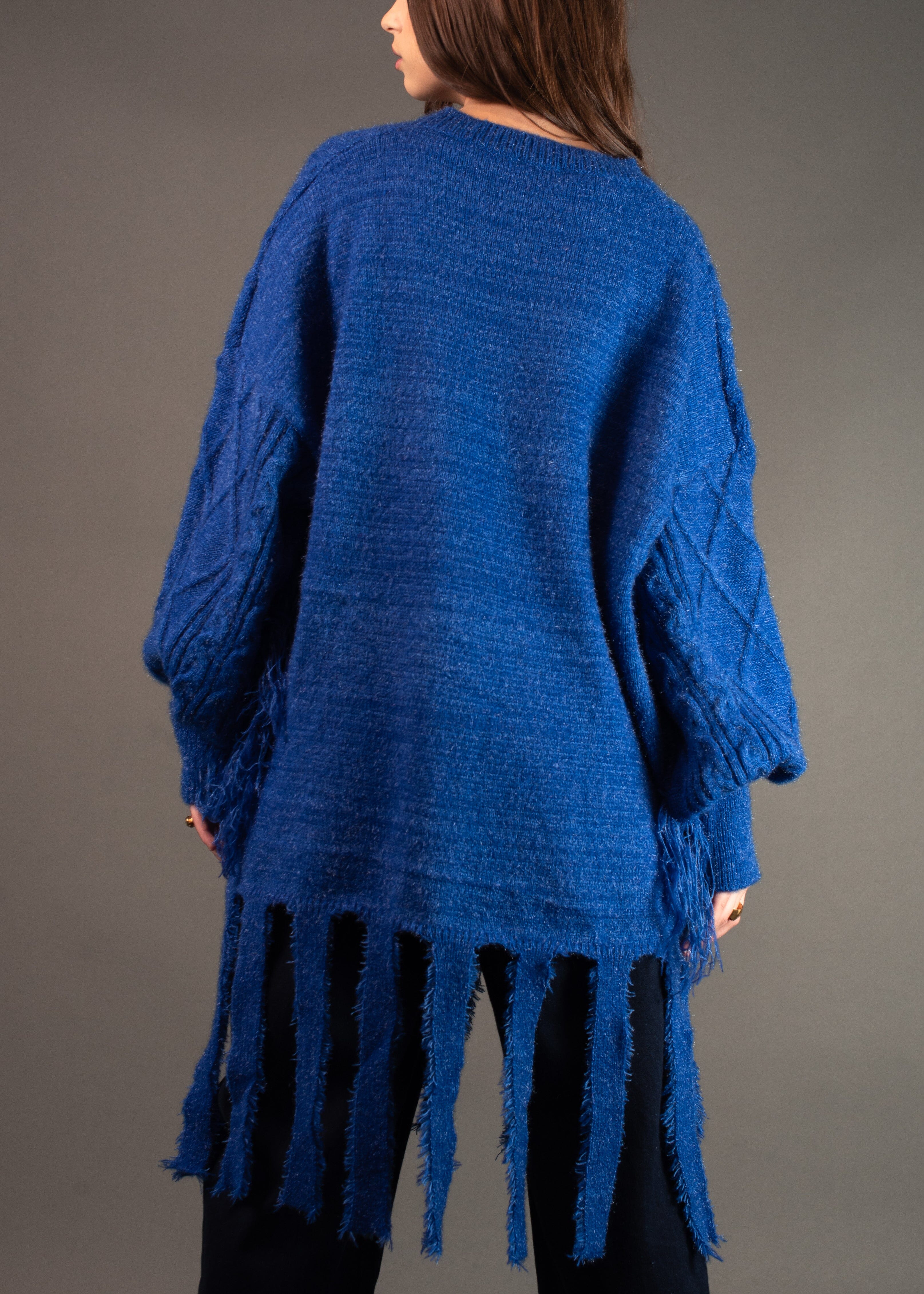 Sparkle Fringe Sweater Sweaters Kate Hewko 