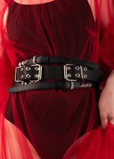 Studded Triple Buckle Waist Belt Belts Kate Hewko 
