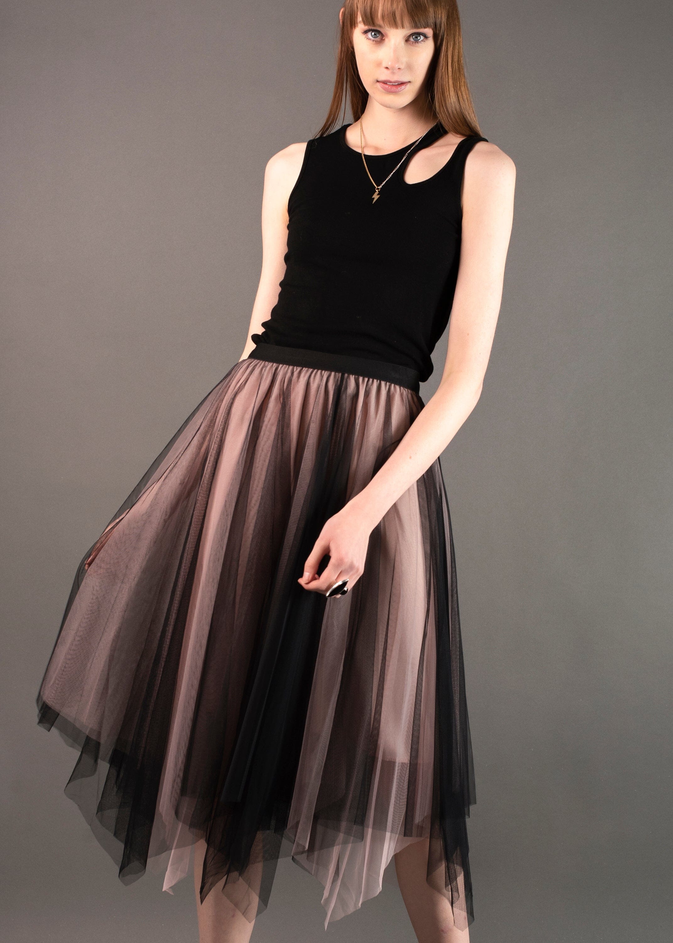 Two Tone Layered Skirt Skirts Kate Hewko 