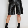 Vegan Leather Shorts Bottoms Kate Hewko XS 